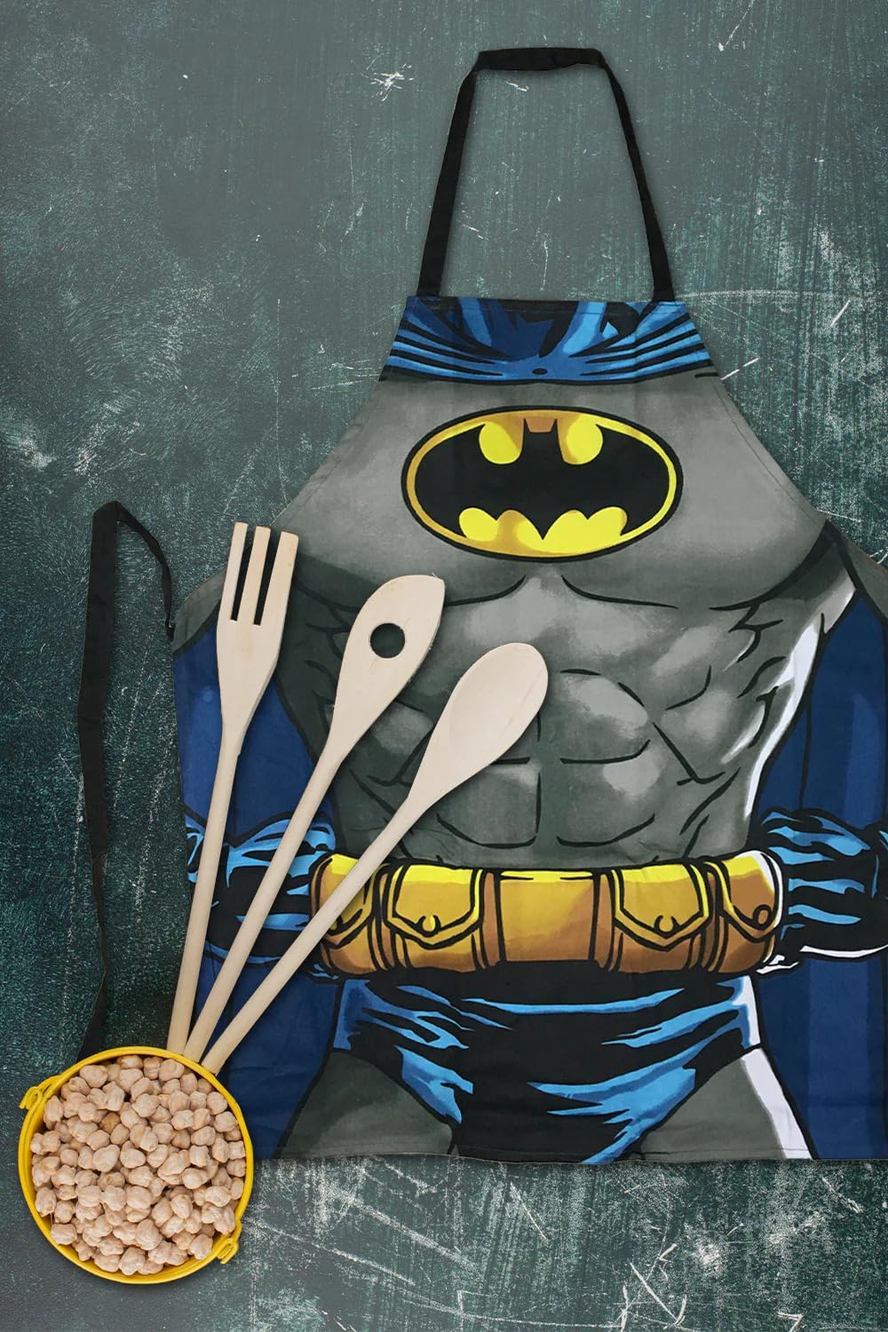 Batman Grembiule, Blue, Medium