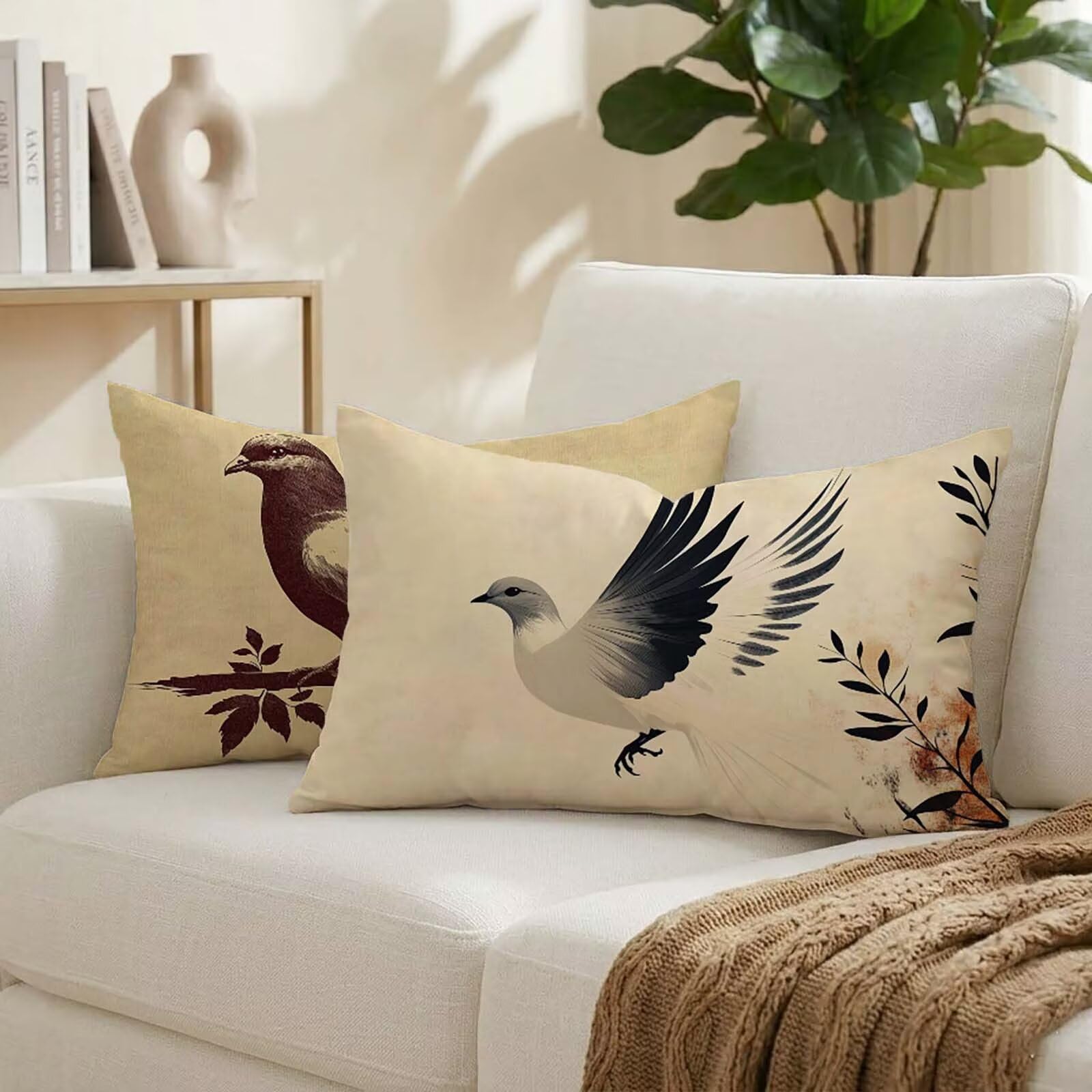 Coussin exterieur impermeable brun pour proteger et embellir vos banquettes