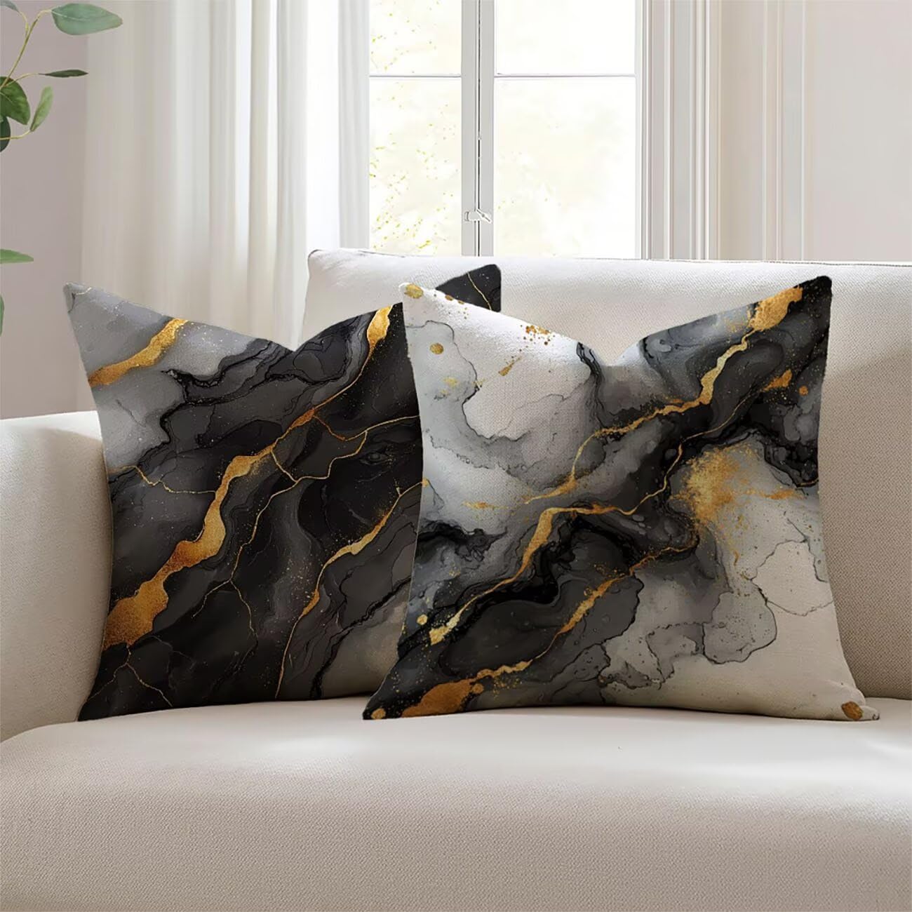 Housse de coussin pour coussin canapé salon de jardin extérieur JL-4742