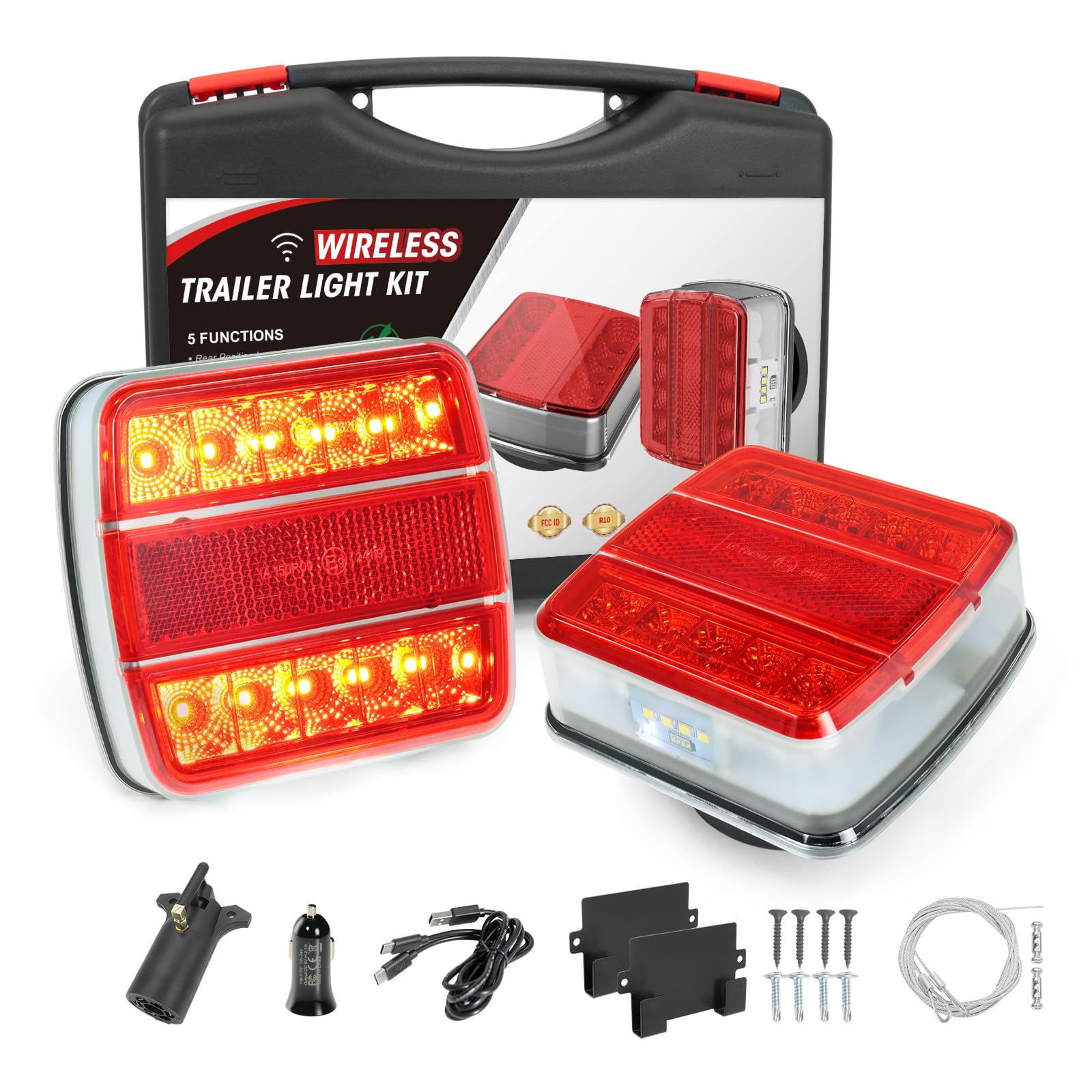 NeaLia Wireless Trailer Lights Magnetic - towing products and winches | Mubboo