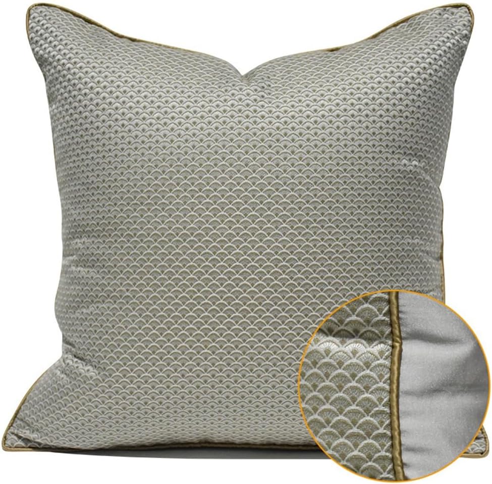 HBJWOV Hotel Model Room Sofa Pillow Gray Brown High Bedroom Living Chair Cover