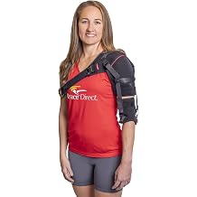 Ottobock Shoulder Stabilizer Orthosis L3670- Arm Brace for Stroke, Hemiparesis, Subluxation, Rehabilitation- Left or Right Shoulder, Black-Red, XS - Left | Left shoulder stabilizer that repositions the humeral head, easing subluxation and instability from stroke or hemiparesis.
