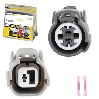 2-Way/Pin VTEC Power Steering Oil Pressure Switch Sensor Connector Solenoid Plug Pigtail Wire Harness for Honda Accord Civic Prelude Odyssey Integra Replace Dorman 645-203