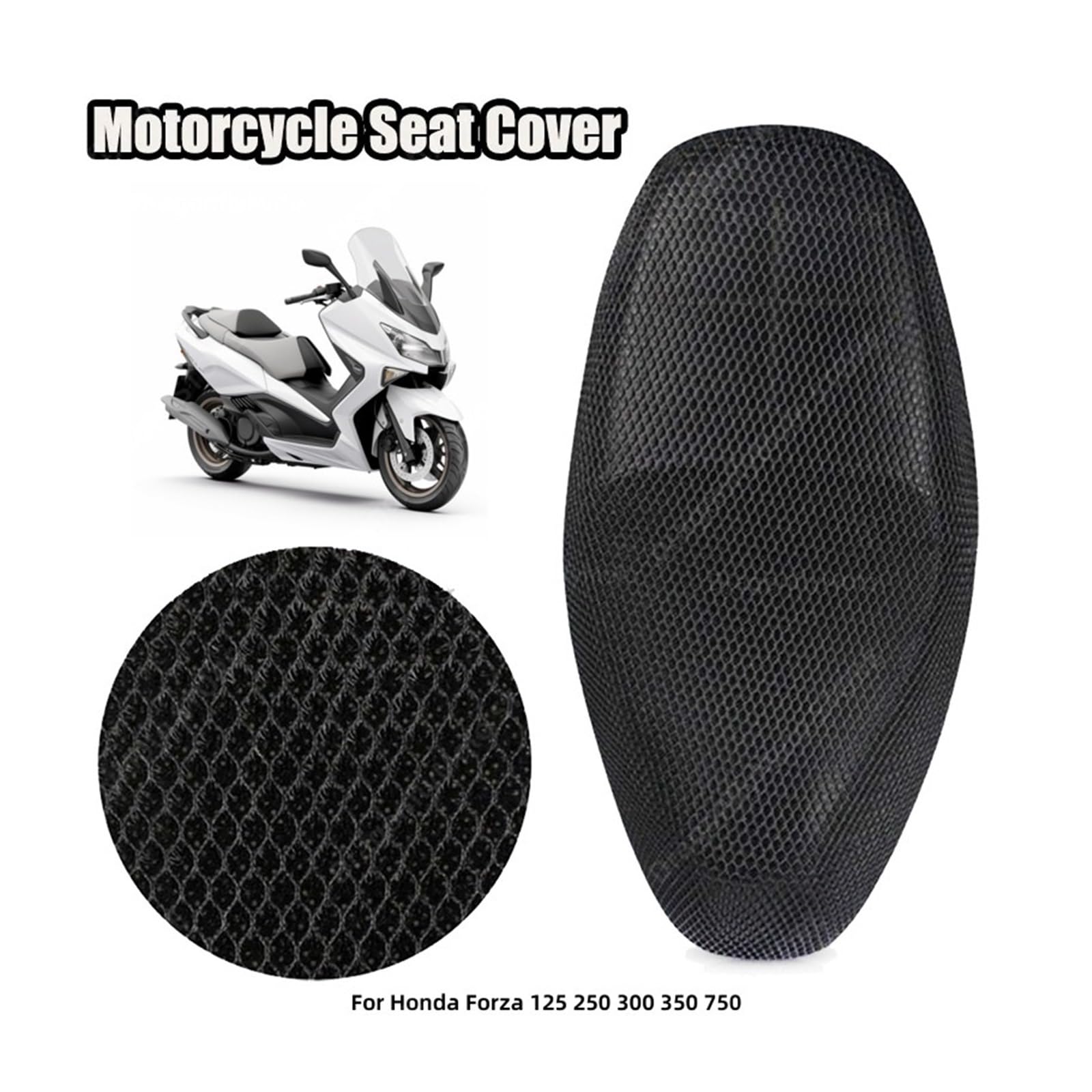 Moto Sedile Cuscino Per Hon&da ADV350 ADV 350 2021 2022 Coprisedile Per Moto In Rete 3D Estivo Protezione Solare Coprisedile Per Scooter Traspirante Coprisedili