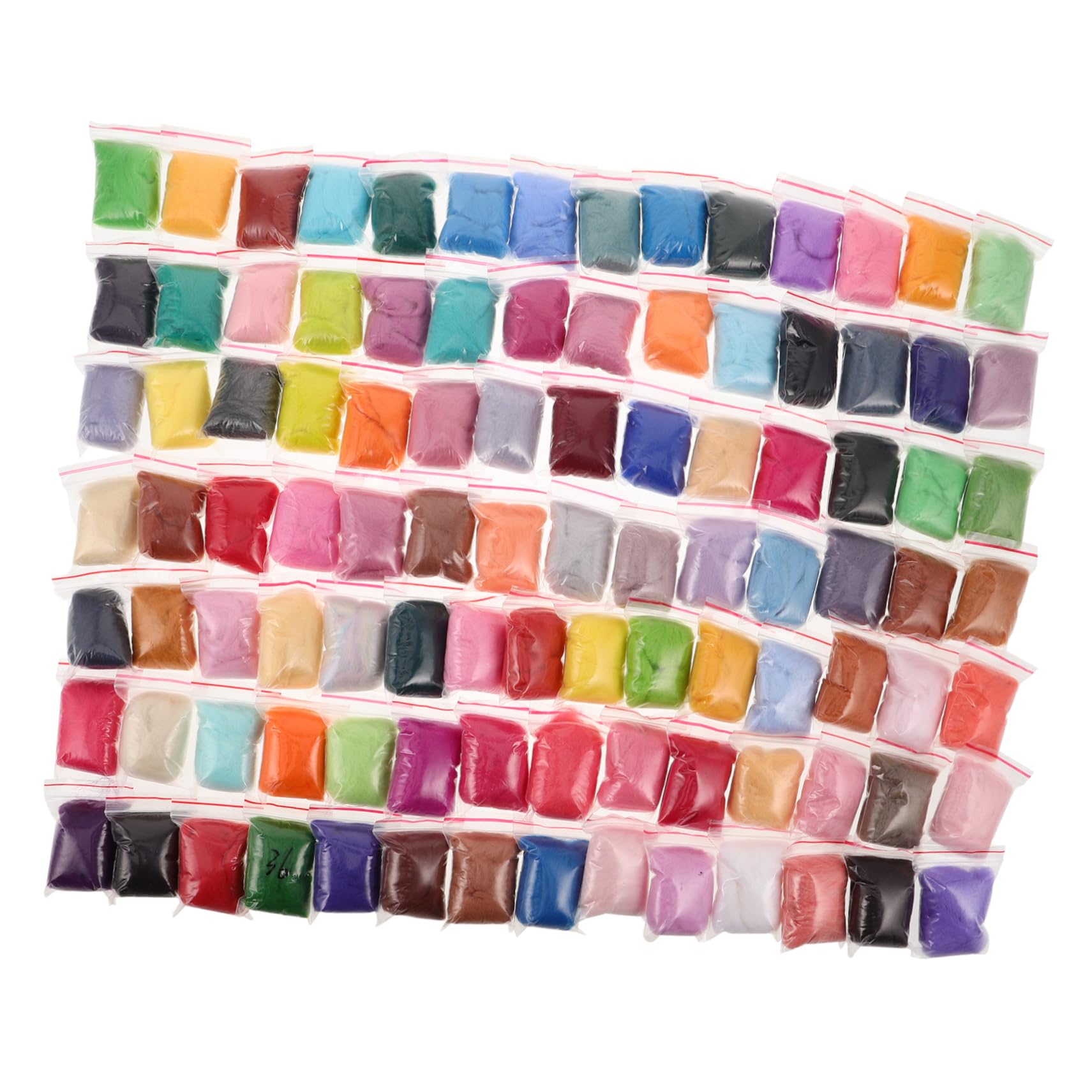 jojofuny 100 Piezas Lana Para Fieltrar Aguja Colores Para Manualidades Diy y Proyectos Creativos Fieltro De Lana Para Iniciantes y Profesionales Material De Para Artesanías Hechas Mano