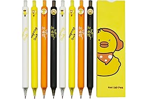 Maydahui 8Pcs Cute Little Yellow Duck Pens