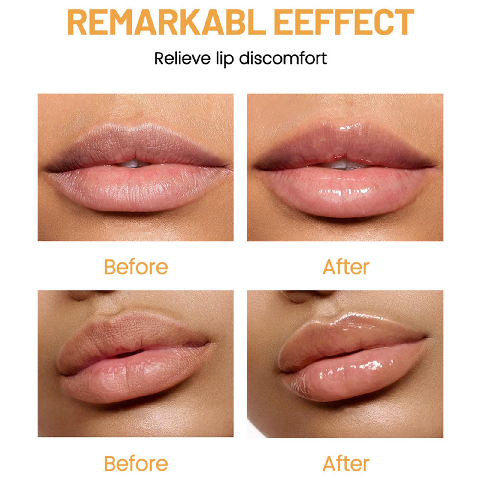 Hydrating Lip Balm Multipack - 5Pcs Set including Beeswax and Vitamin E for Dry Cracked Lips - Moisturizing Sleeping Mask for Lip Care - Image 4