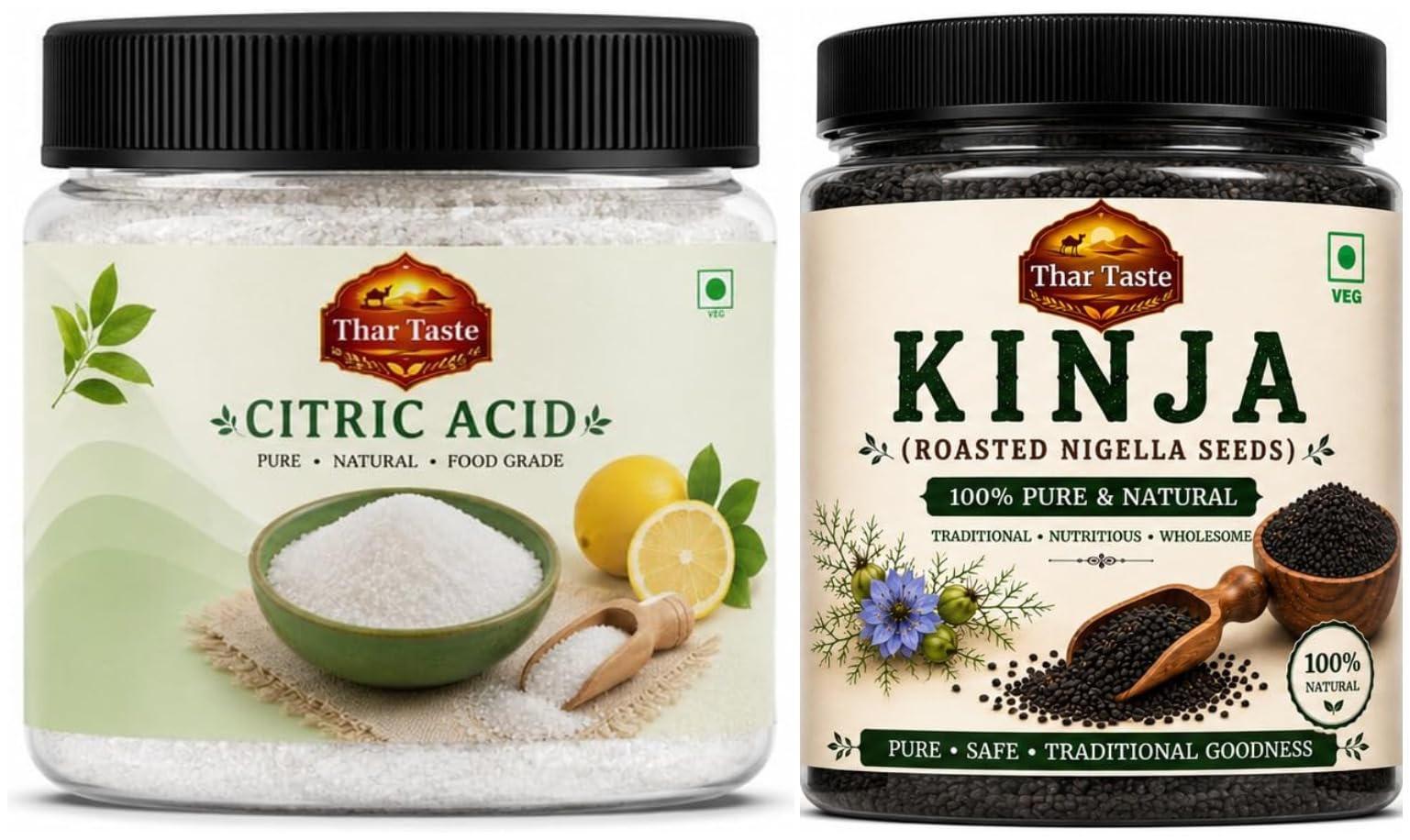 Thar Taste Citric Acid 100g + Kinja 100g | Combo of 2-image-41