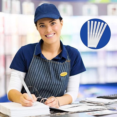 Miniatura 7 de Outus 50 tiras de pegamento con respaldo de malla, cinta de reparación de libros para álbumes, imágenes, archivos, encuadernación de libros (0.984