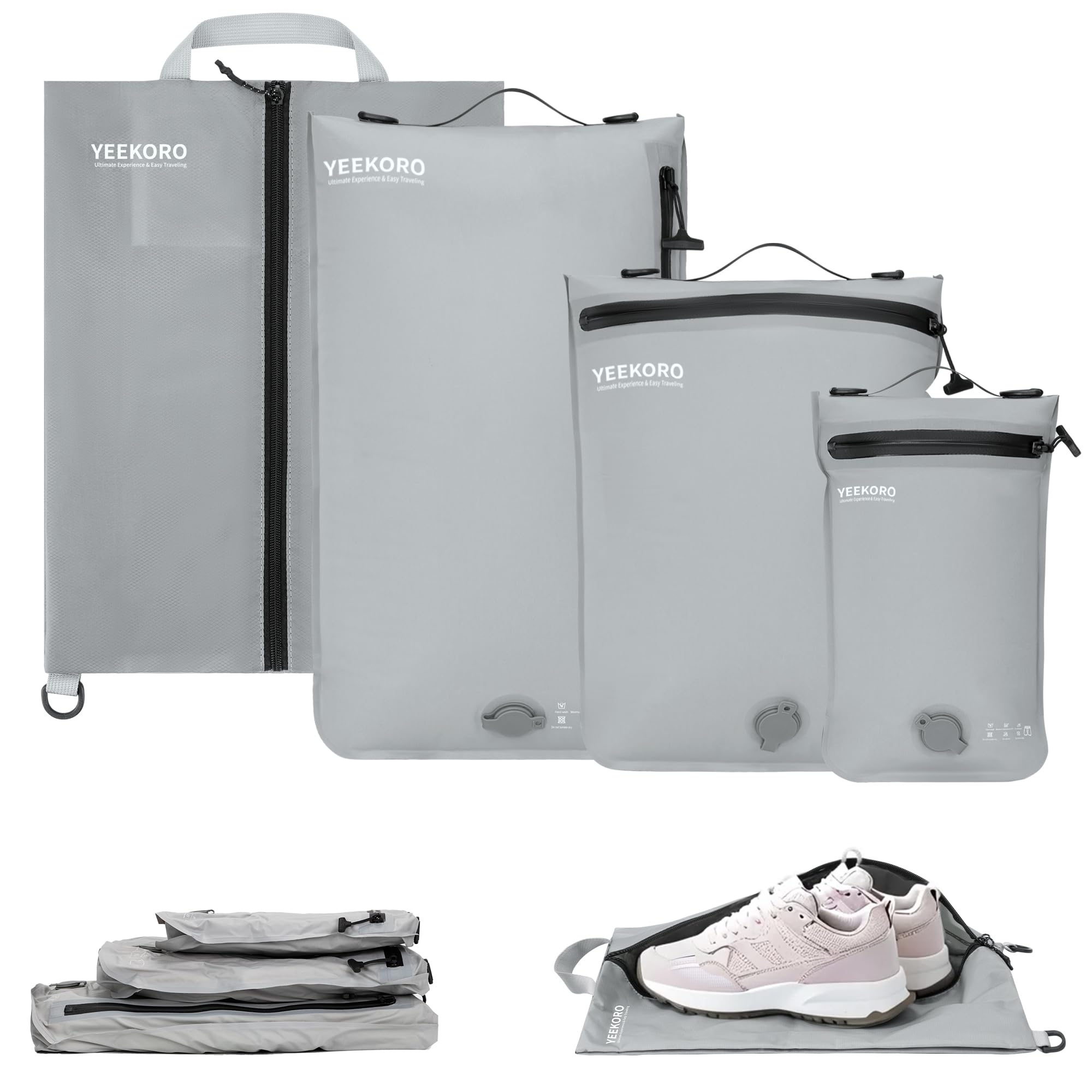 【BETTER THAN GOOD】PADDED ROUND BAG Amazon.com: YEEKORO 4 Set Vacuum Bags for Travel, Professional