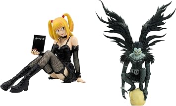 ABYSTYLE Studio Death Note Misa & Ryuk PVC Collectible Figure Bundle Anime Manga Gift