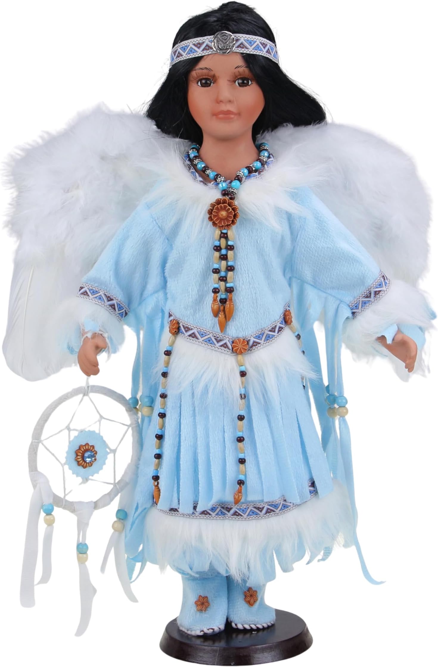 Kinnex Collections-16 Native American Indian Porcelain Doll (Sonia)- D16763