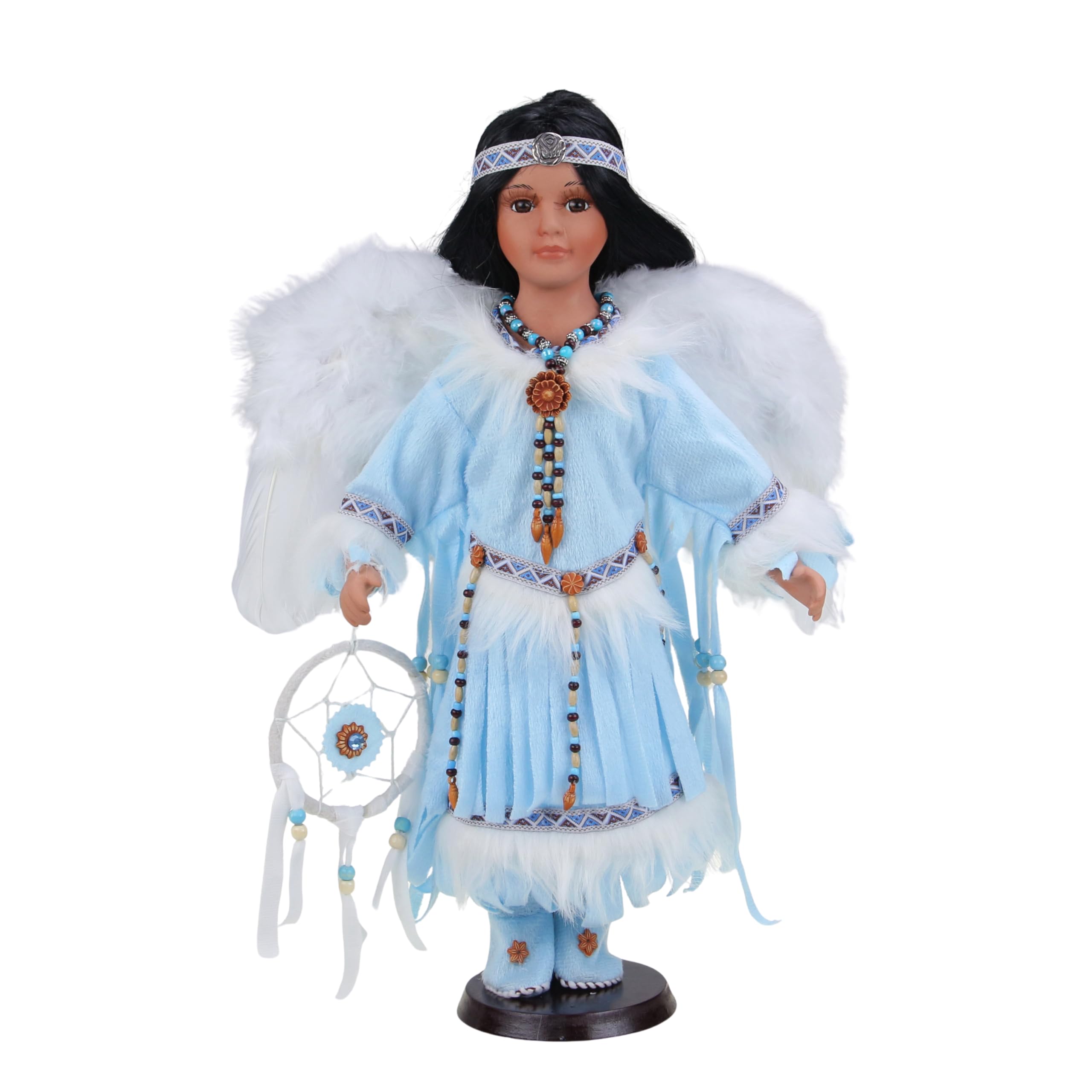 Kinnex Collections-16 Native American Indian Porcelain Doll (Sonia)- D16763