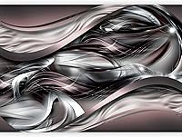 Vista 19 de artgeist Mural de pared abstracto marrón de 116 x 83 pulgadas, papel tapiz autoadhesivo para despegar y pegar, autoadhesivo, extraíble, gran