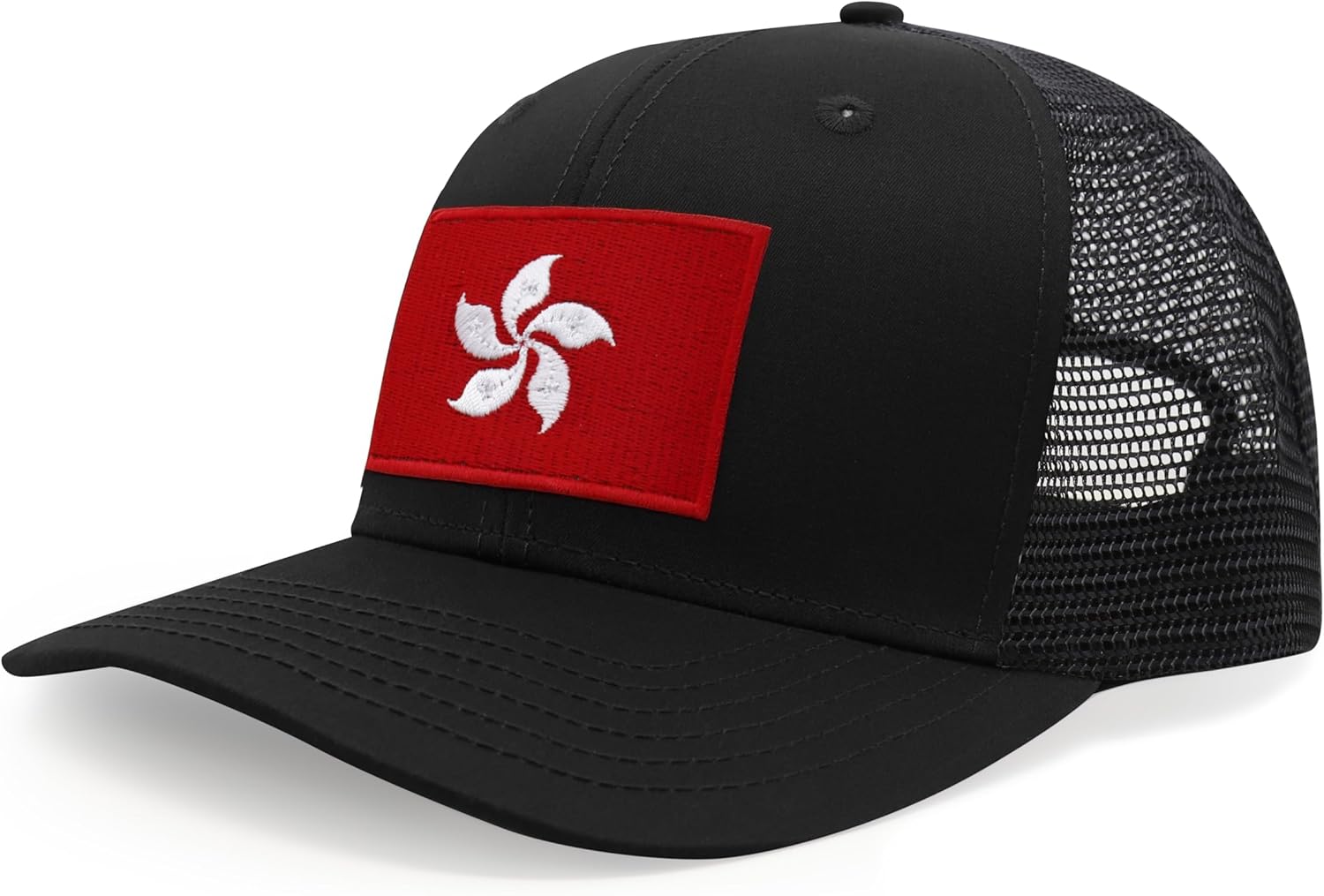 International Tie Country Hat for Men and Women, Adjustable Snapback Trucker Baseball Cap with Embroidered Patch