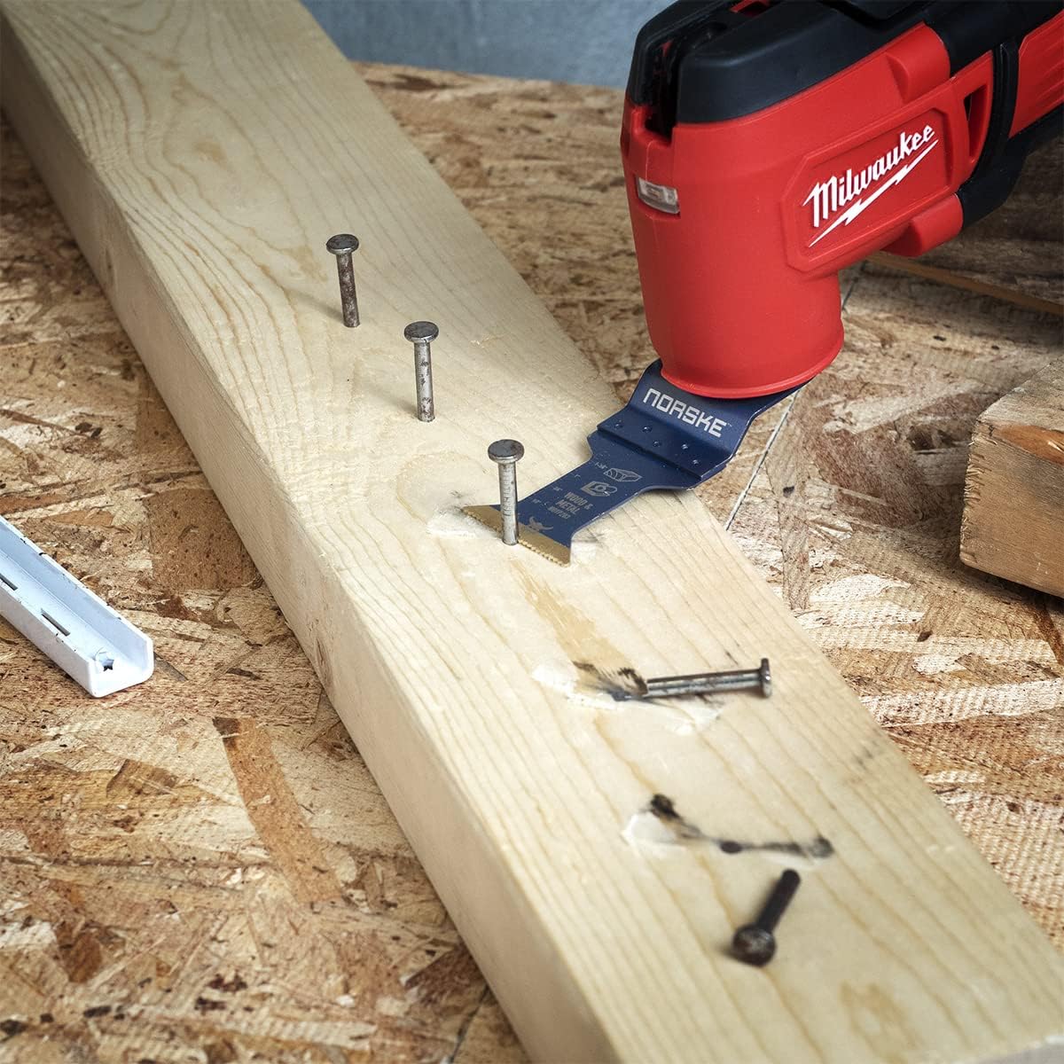 Review Product Norske Tools NOTP277 1 1/4 inch Flush Cut Bi-Metal Oscillating Multi Tool Accessory Blade Universal Fit for Wood and Metal (10pc Pack) | Oscillating Saw Blades