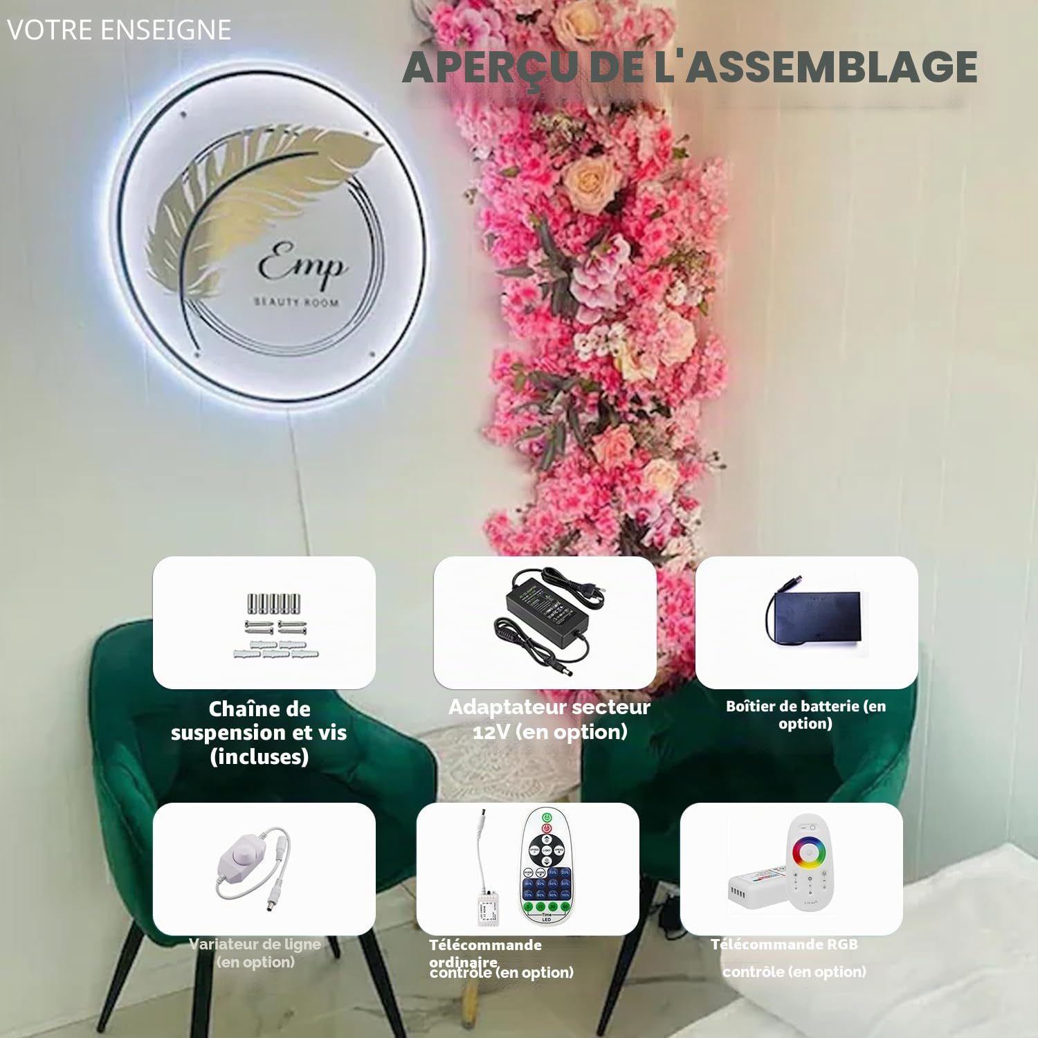 Enseigne Au Néon Personnalisée Avec Logo, Décoration Murale Lumineuse Pour Bar Magasin