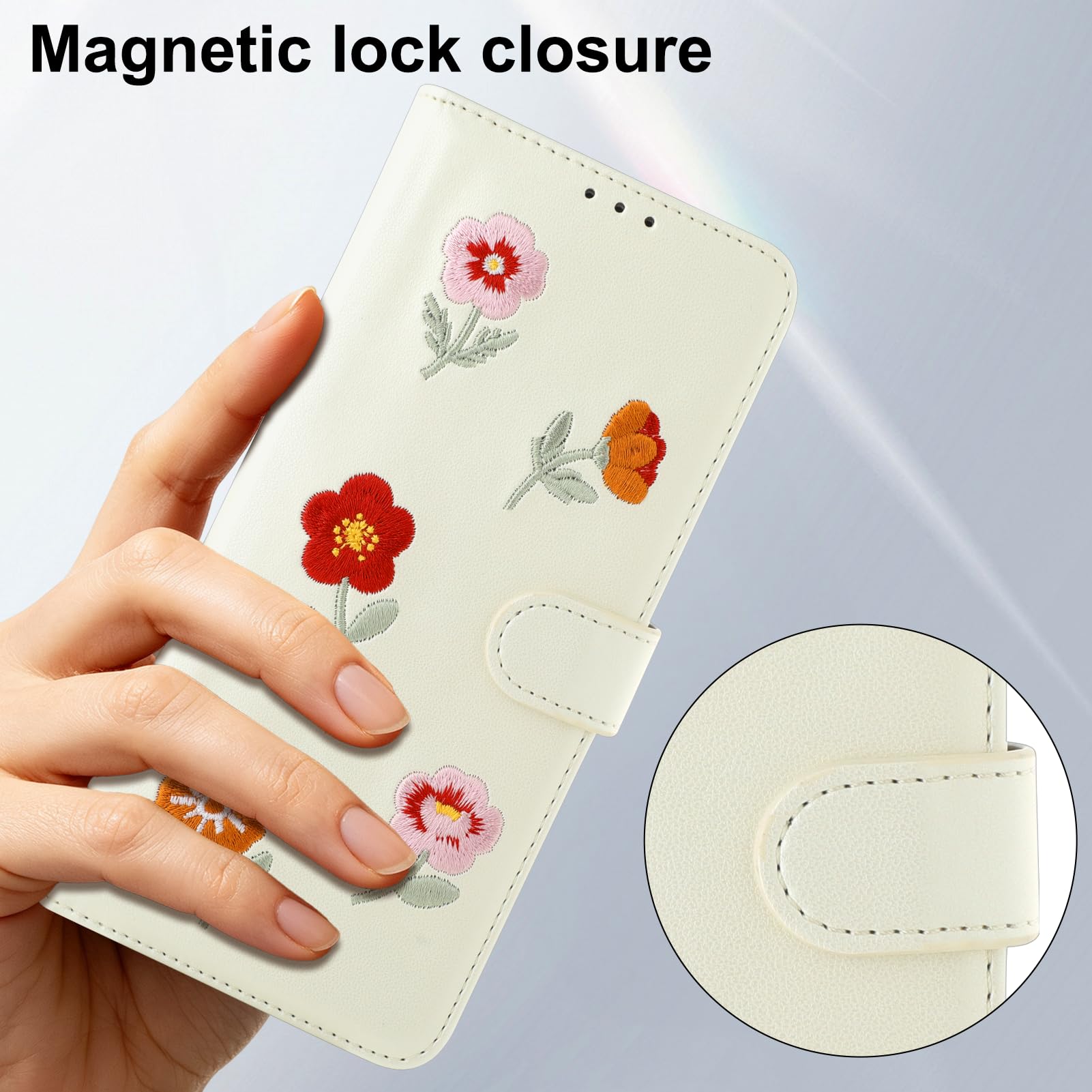 Custodia a portafoglio per iPhone 17 Pro Max con porta carte