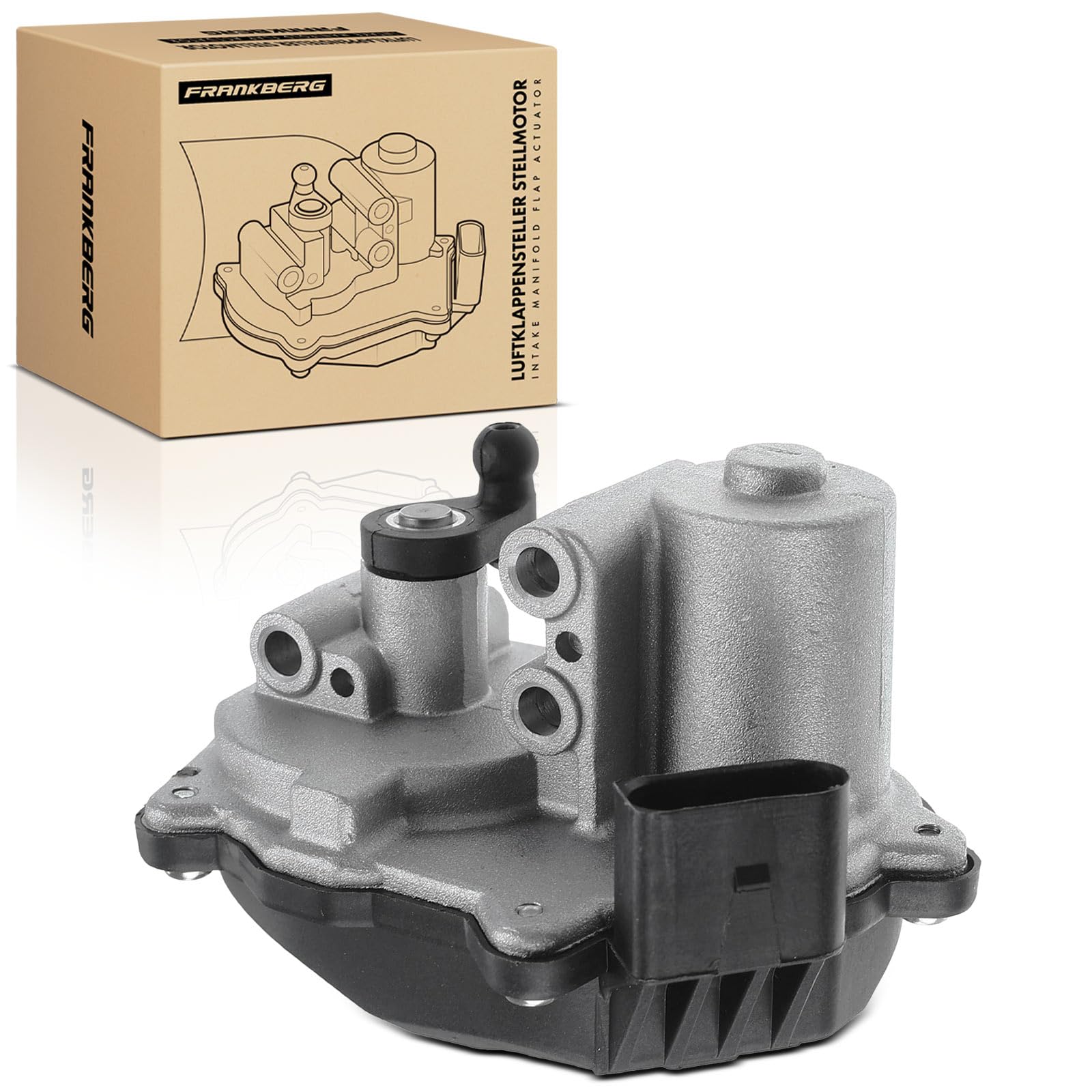 Intake Manifold Flap Actuator Motor Compatible with A3 8P1 8P7 8PA 2003-2012 Leon 1P1 2006-2012 O.c.t.a.v.i.a II 1Z3 1Z5 2006-2013 Golf Plus V 521 5M1 2005-2013 Replace# 03L129086