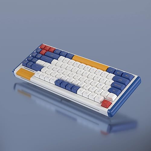 Miniatura 5 de DUSTSILVER Teclado K84 para juegos con cable, 75% de diseño de EE. UU., 84 teclas, ultra compacto, intercambiable en caliente, mini teclado