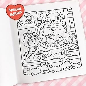 Cozy Christmas: Coloring Book for Adults and Kids by Coco Wyo - Preview 3