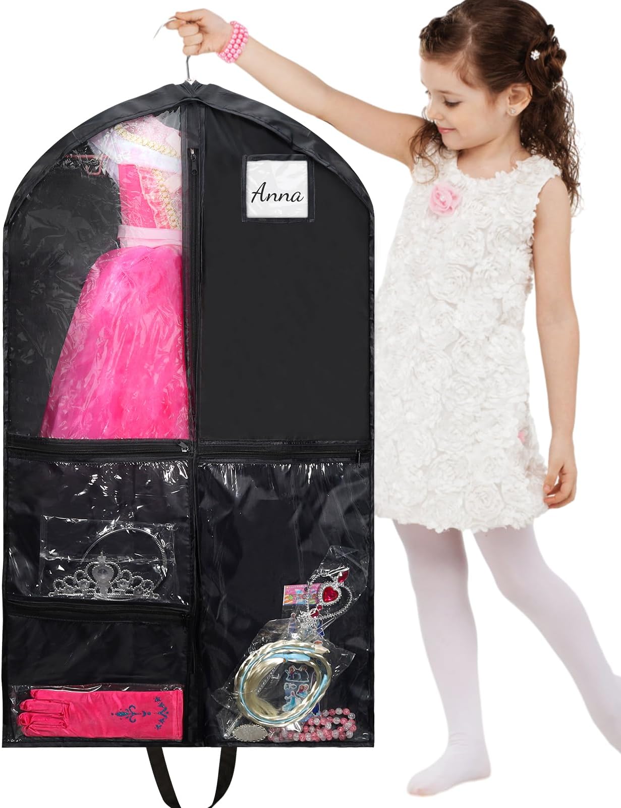 Clear Kids Dance Costume Bags Hanging Garment Bags Cover