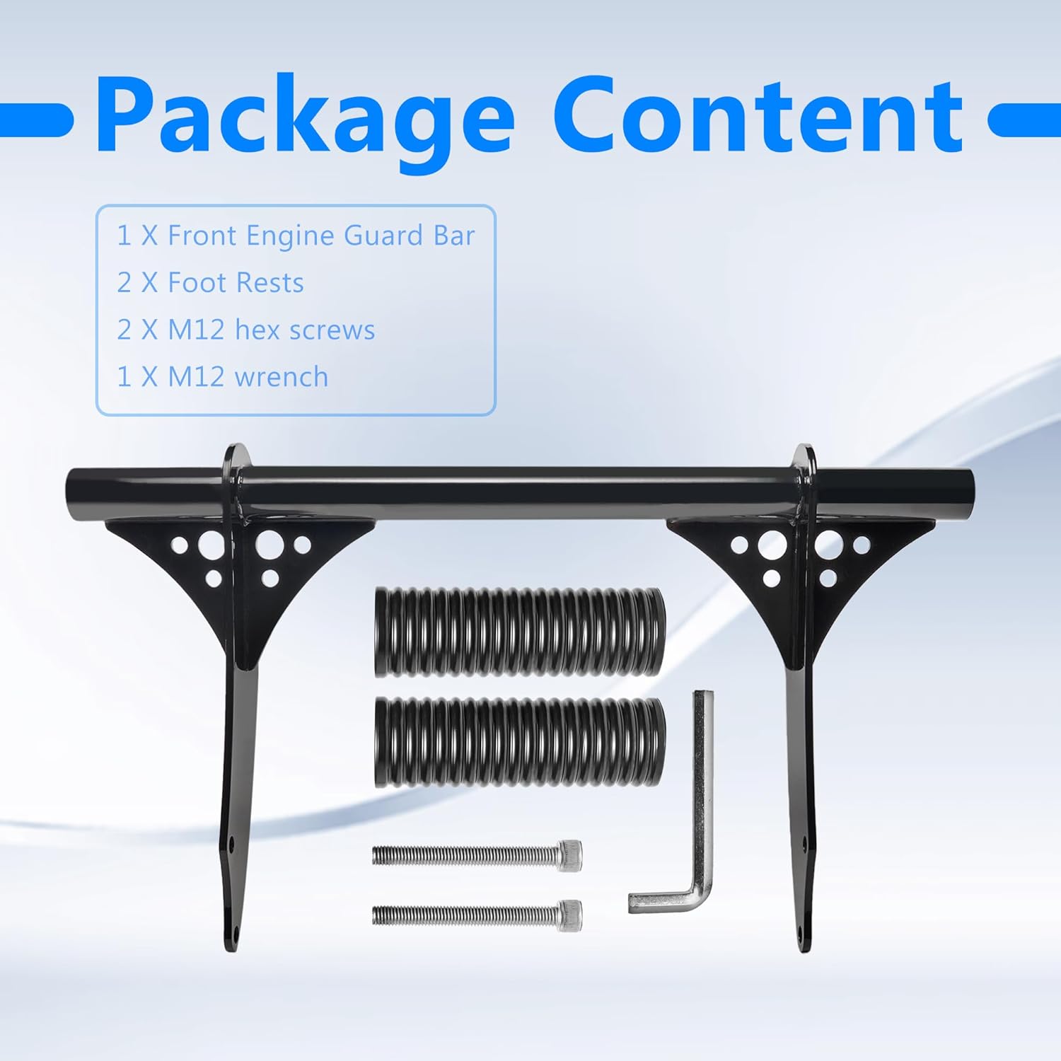 Engine Guard Accessories FOR 2025 2026 Scouts Models,Crash Bars Tip-Over Falling Protectors Rider Highway Foot Rests for Indian Scout Bobber 2025 2026(Glossy Black Style)