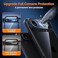 Vista 583 de TAURI Funda magnética 2 en 1 transparente para iPhone 14 Pro, compatible con Magsafe [no amarillenta] con protector de pantalla, protección de grado