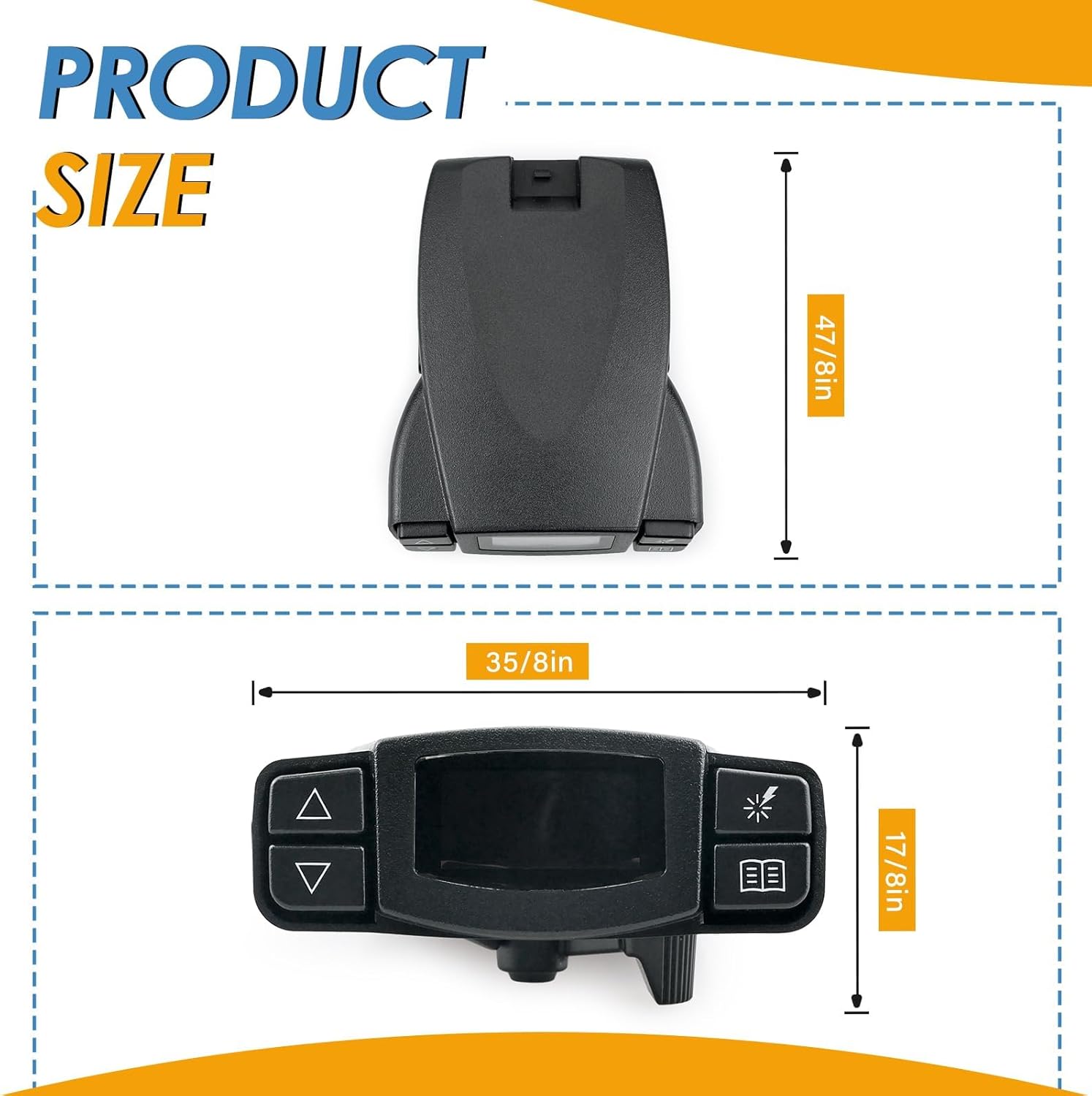 90195 Electric Proportional Trailer Brake Controller is Designed to Seamlessly Fit Silverado, Ram, Tacoma, F150 Trucks, Serving as A Perfect Replacement for The Tekonsha P3 Brake Controller
