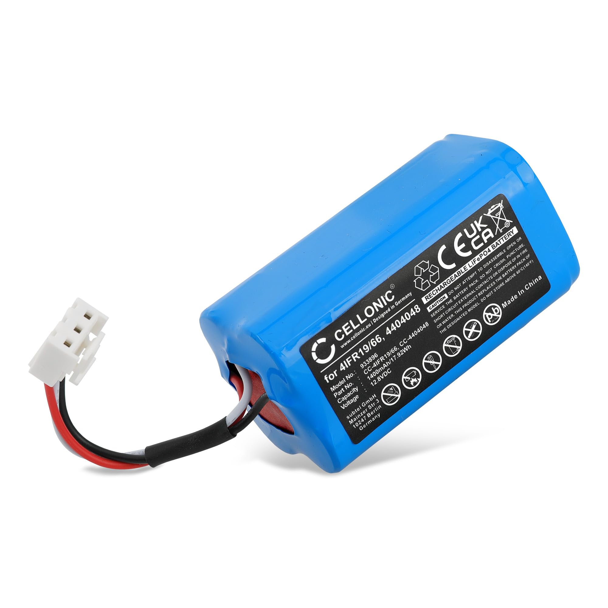 Cameron Sino Batteria Di Ricambio 12.8V 1400mAh Per Aspirapolvere Severin Chill E Philips SmartPro Compact