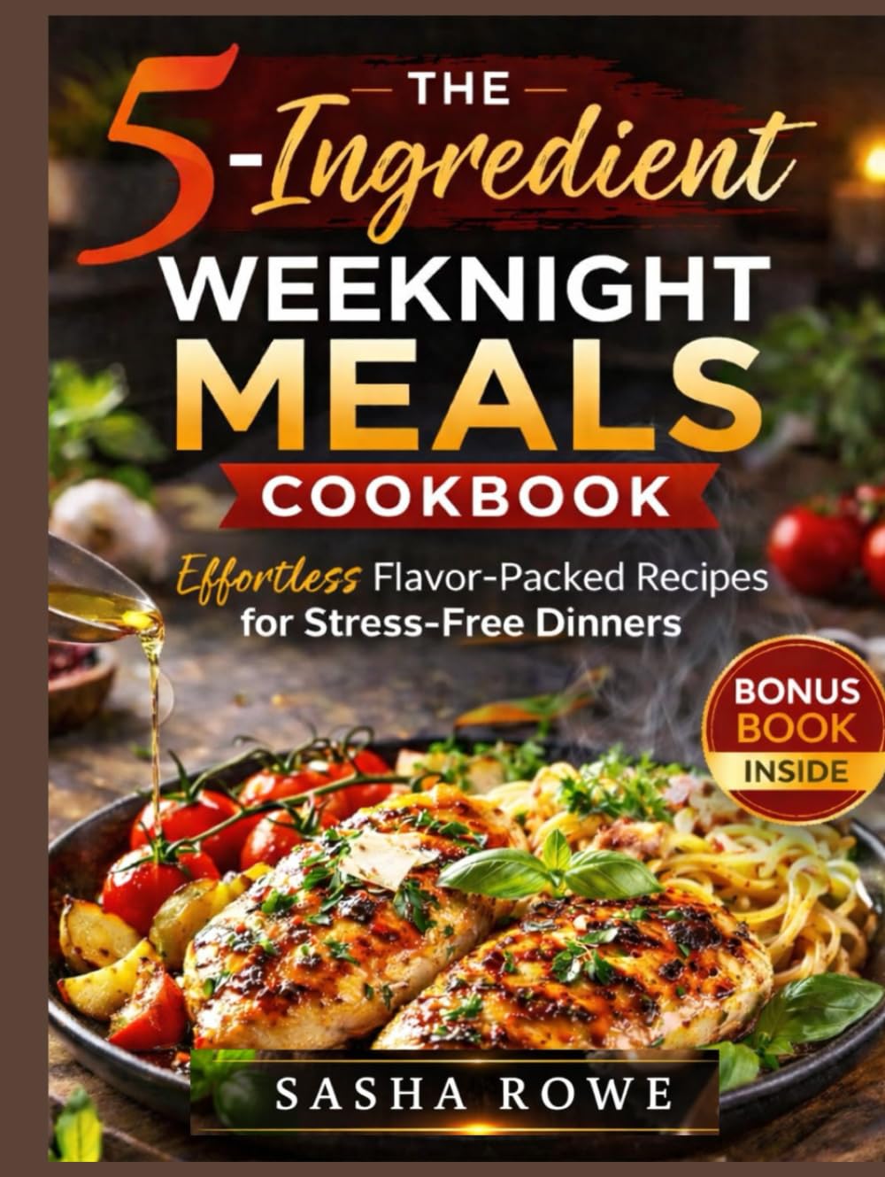 The 5-Ingredient Weeknight Meals Cookbook: Effortless Flavor-Packed Recipes for Stress-Free Dinners