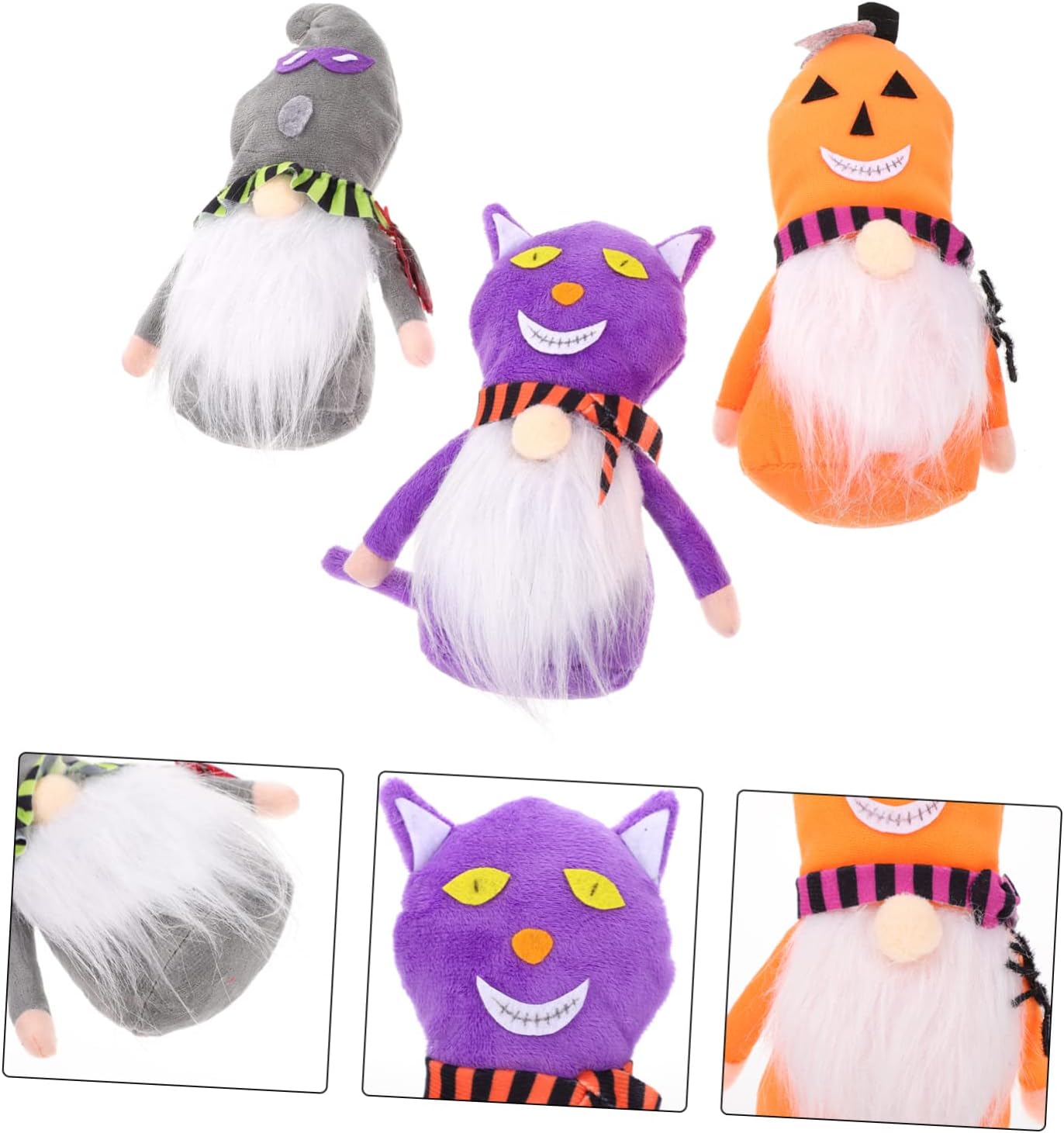 NOLITOY 3pcs Halloween Decorations Cloth Dolls for Home Adornments Dolls for Halloween Parties
