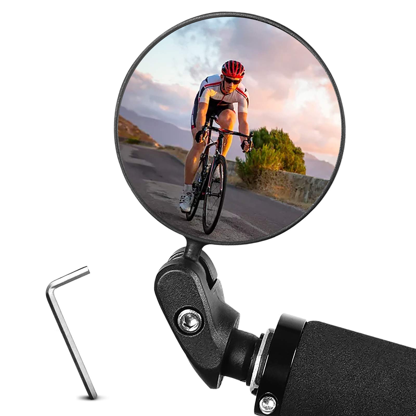 Miroir de vélo retroviseur bracelet, BestFire pour guidon Rétroviseurs
