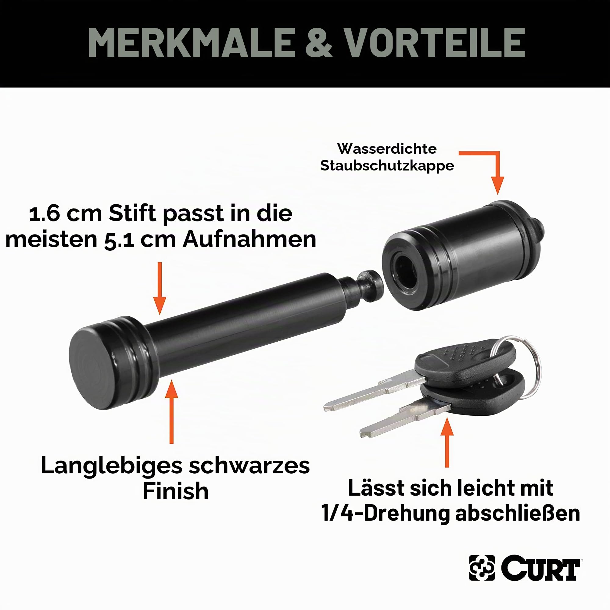 CURT 23518 Deichselschloss