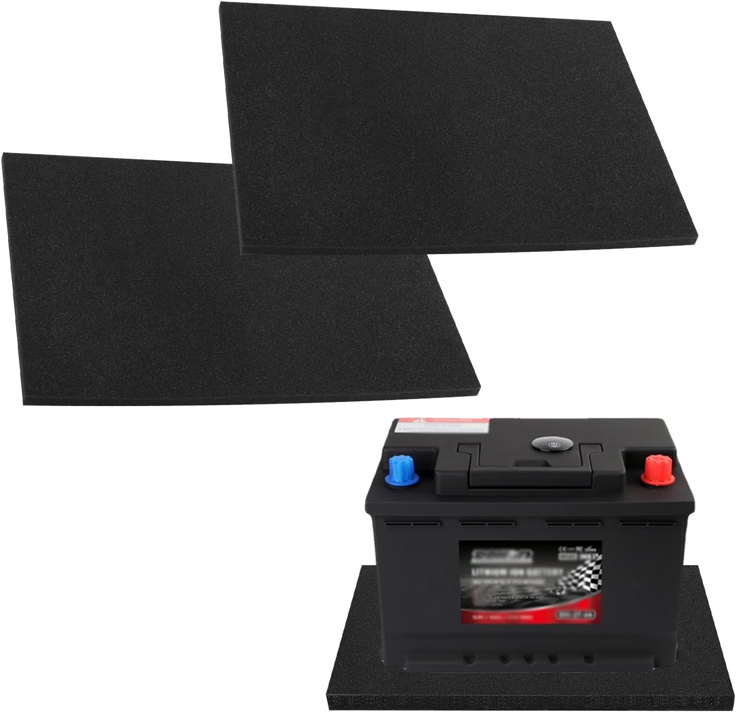 新発売】リアルタイムディスプレイ・12.9mm超薄型・Qi2搭載の10000mAhモバイルバッテリー「MagOn Prime  10000」がプライムデー先行セールで登場！ | MATECH株式会社のプレスリリース バッテリーマット2個、12×8インチソフトスポンジバッテリープロテクターマット、衝撃吸収&amp;バッテリー保護用、ユニバーサルバッ