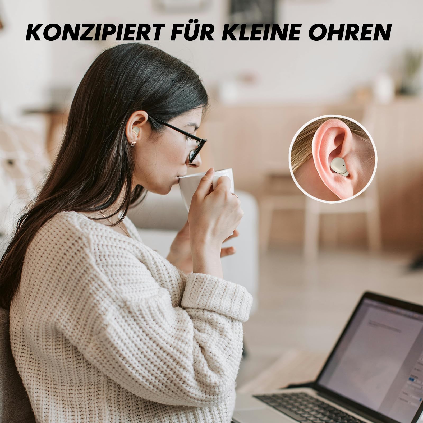Mini auriculares invisibles Bluetooth inalámbricos pequeños en el oído inalámbrico auriculares inalámbricos auriculares para el trabajo