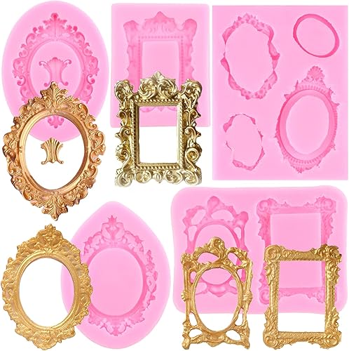 Zixiang Moldes de silicona para decoración de tartas, pasta de goma de azúcar, pasta de goma de azúcar, chocolate, caramelo, arcilla polimérica,