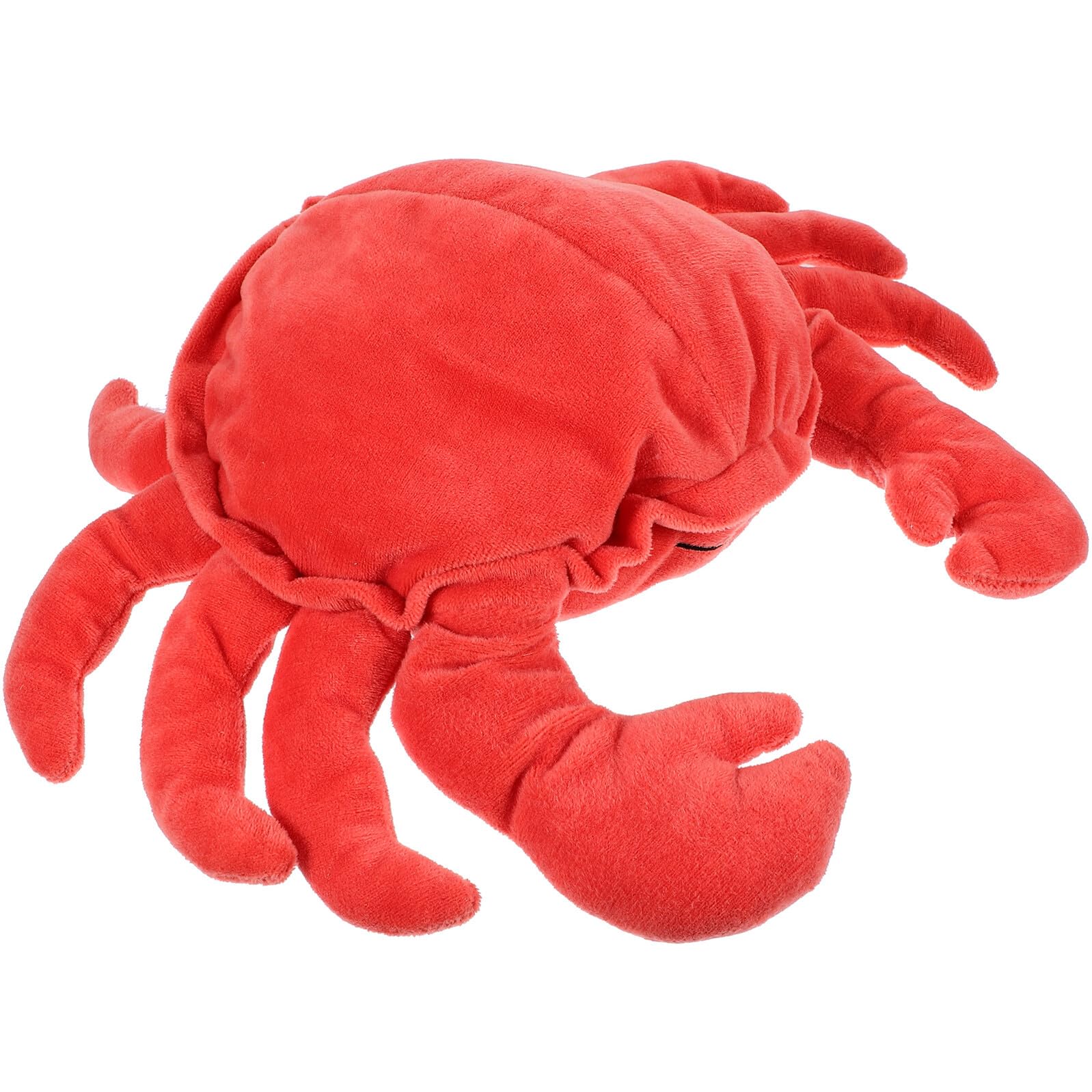 Marioneta de Mano Cangrejo Rojo de PP Algodón, Muñeco Cute | Peluche Interactivo para Contar Historias y Dormir, Fácil de Limpiar, para Bebés y Adultos