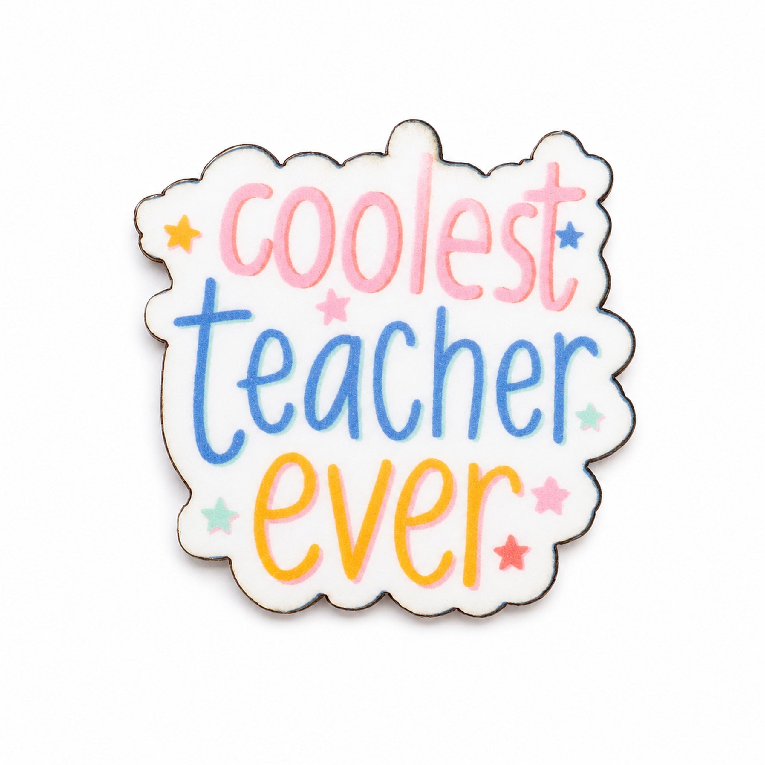 Oye Happy - Coolest Teacher Ever Magnet | Teacher’s Day Gift | Fun Appreciation Magnet for Teachers