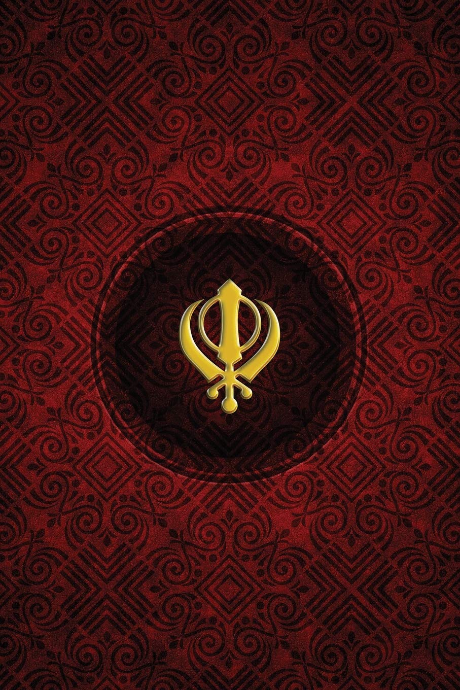 Monogram Sikhism Notebook: Blank Journal Diary Log (Monogram Crimson 150 Lined)