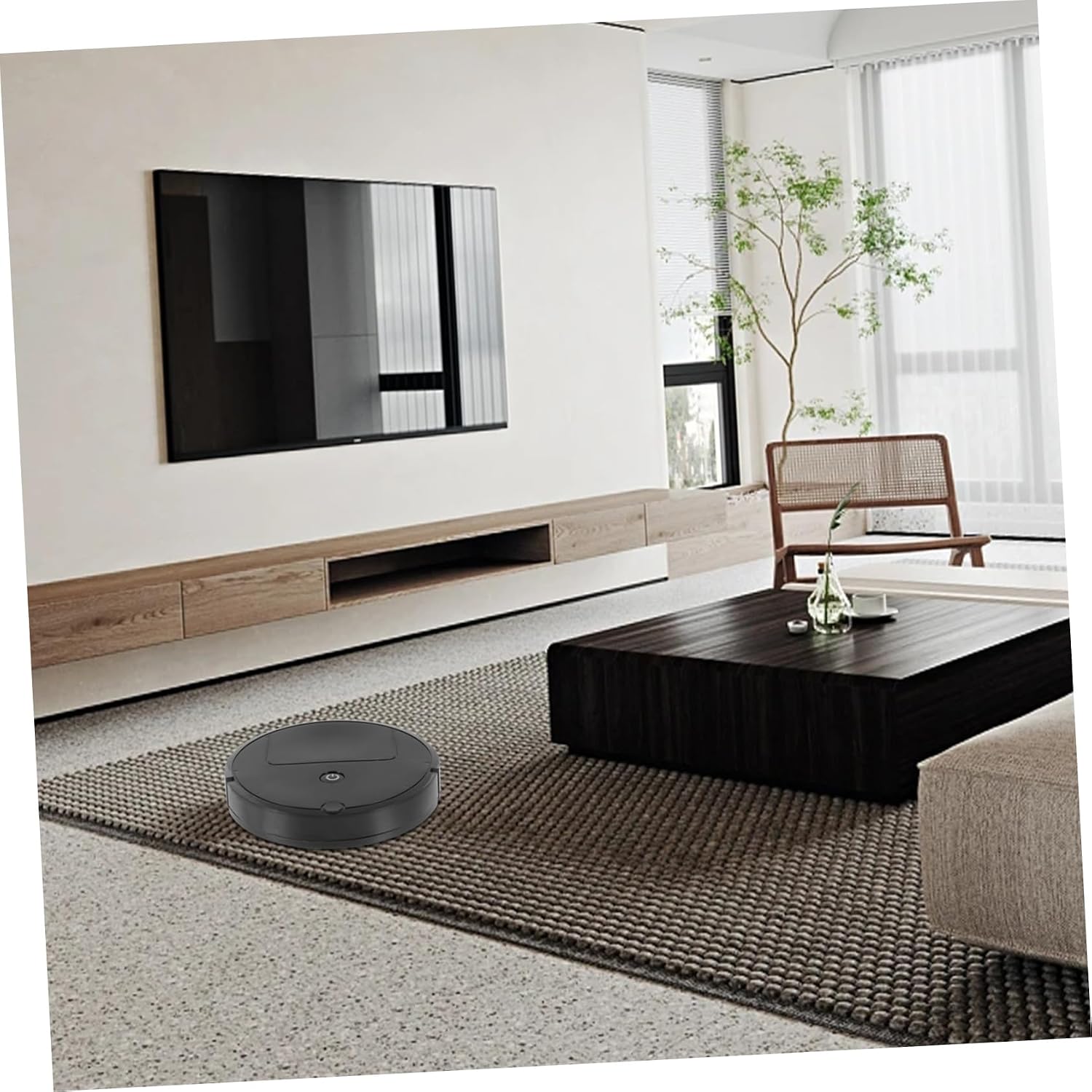 KOMBIUDA Floor Cleaning Robot Robotic Mop USB Power Decor Automatic Mopping System