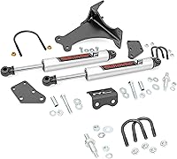 Vista 2 de Rough Country V2 8749270 estabilizador de dirección dual para Ford Super Duty 05-24