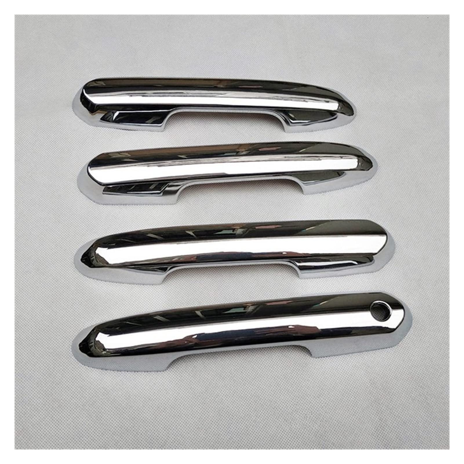 Qwqthgs 2 Car Exterior Door Handle Cap For Rav4 Xa50 019 020 Abs Plastic Chrome Colors Carbon Fiber Car Accessories 4 Pcs Door Handle Cover(2)