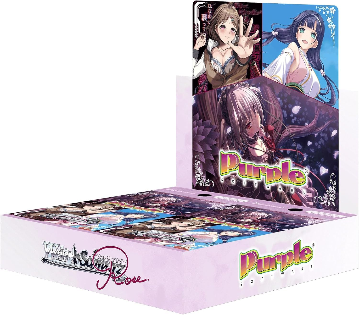 Weiss Schwarz Rose Booster Pack Purple Software (Box of 10 Packs)