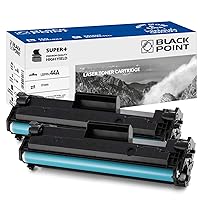 Black Point Set di 2 Cartucce Toner per HP CF244A 44A - Nero