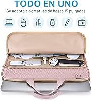 Vista 3 de BAGSMART Funda para portátil de 15.6 pulgadas Compatible con MacBook Pro 16 pulgadas, 15.6 pulgadas HP, Dell, Acer Aspire, Asus Notebook, Bolsa