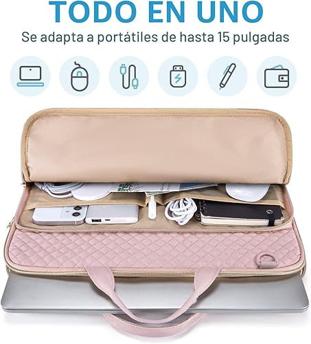 Miniatura 3 de BAGSMART Funda para portátil de 15.6 pulgadas Compatible con MacBook Pro 16 pulgadas, 15.6 pulgadas HP, Dell, Acer Aspire, Asus Notebook, Bolsa