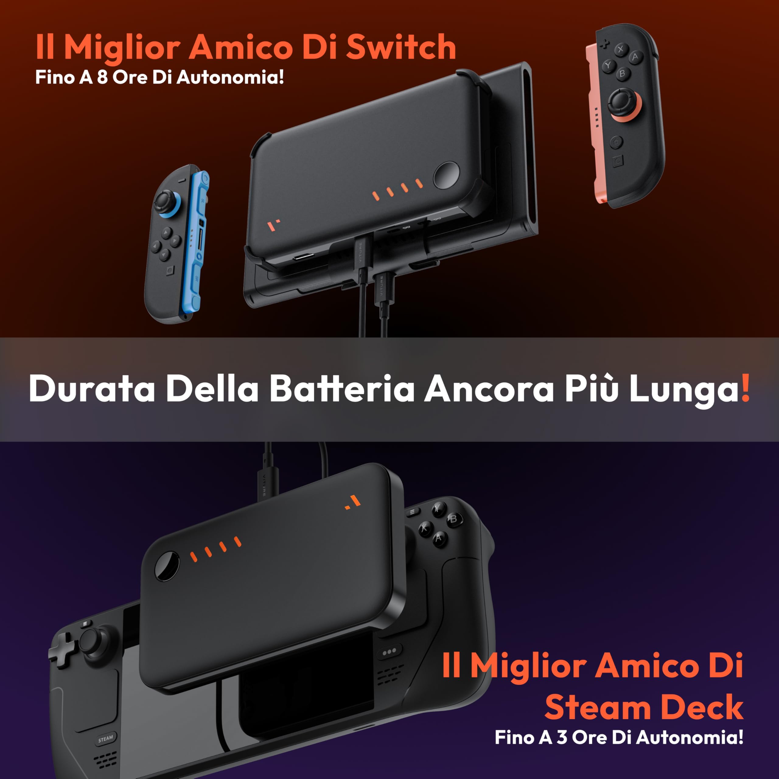 VITURE Pro Mobile Dock, Prima esperienza XR immersiva per Switch 2,streaming&gioco cooperativo,contenuti 2D/3D, compatibile con PS, Switch, Fire TV, dispositivi HDMI,per display USB-C e occhiali XR/AR