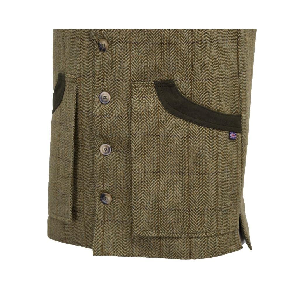 Walker and Hawkes Winston - Chaleco de Tweed para Hombre - Inspirado en la hípica y la Caza