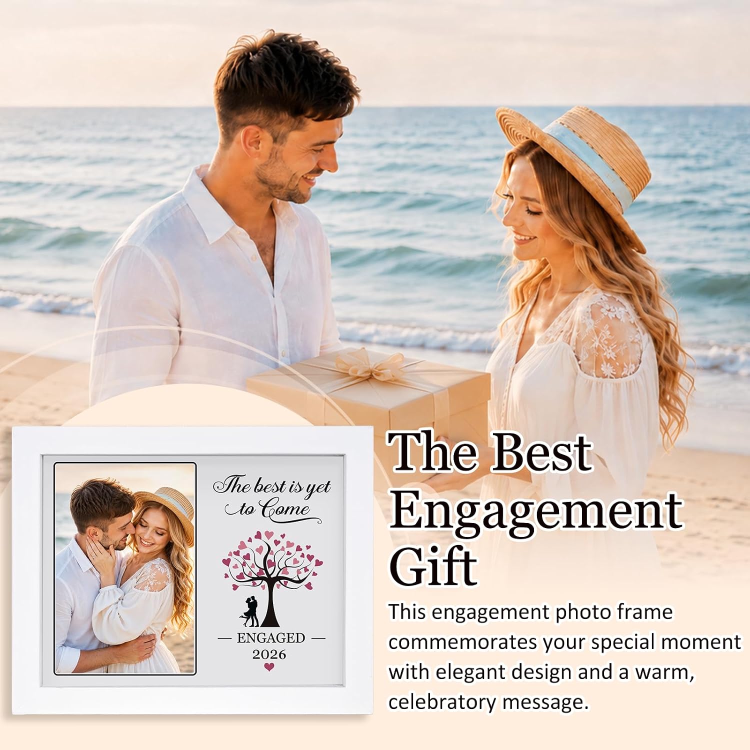 Engagement Gifts for Couples 2026, Engagement Picture Frame